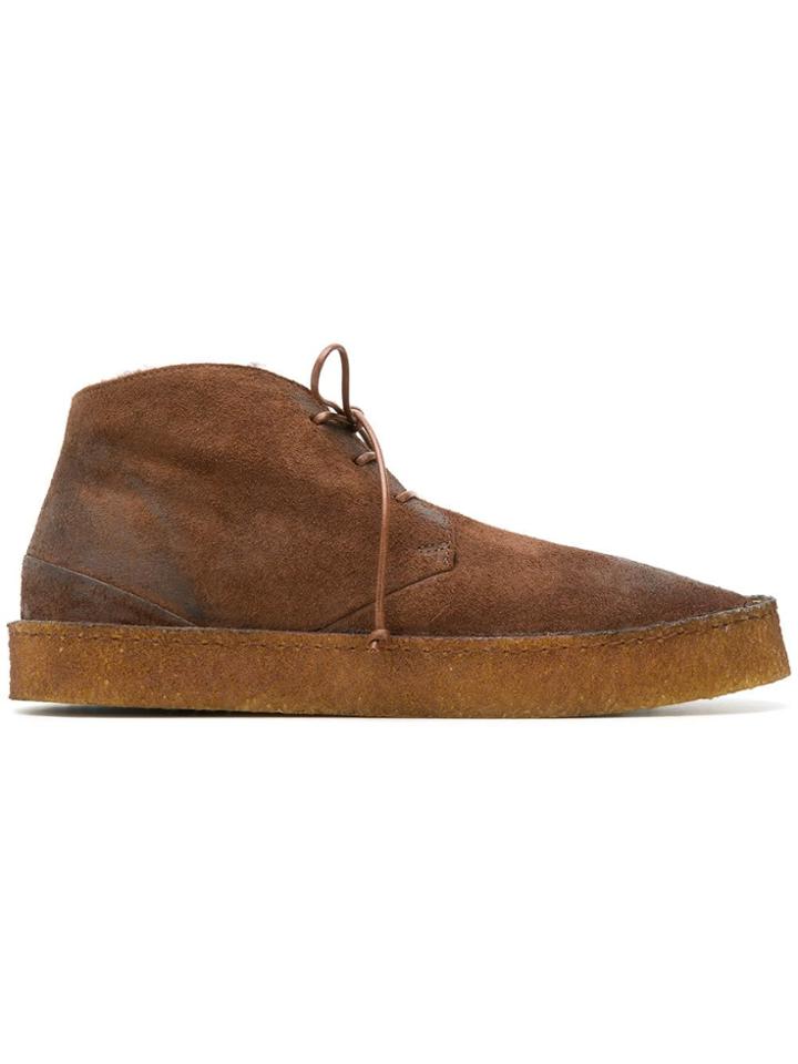 Marsèll Flat Ankle Boots - Brown