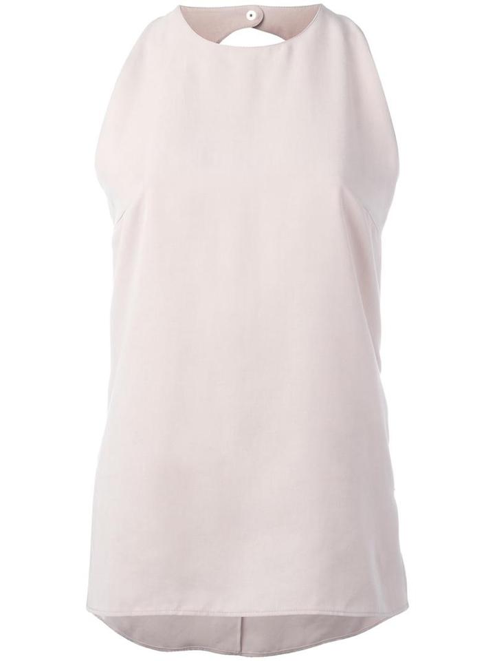 Akris Rear Keyhole Tank Top, Women's, Size: 38, Pink/purple, Viscose/lyocell