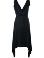 Givenchy Pleated Sleeveless Dress, Women's, Size: 34, Black, Triacetate/polyester/acetate/silk