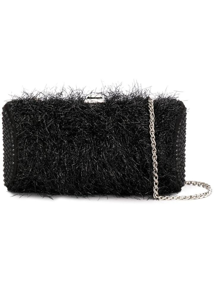 Rodo Textured Evening Clutch - Black