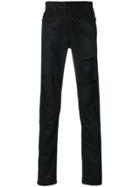 Marcelo Burlon County Of Milan Cut Out Jeans - Black