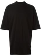 Rick Owens Drkshdw Embroidered Figure T-shirt, Men's, Black, Cotton