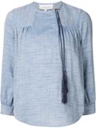 Derek Lam 10 Crosby Tassel Detail Longsleeved Blouse