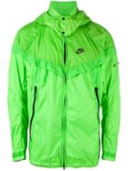 Nike Nikelab X Stone Island Pk Wind Runner Jacket, Men's, Size: Large, Green, Polyamide/polyurethane