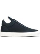 Filling Pieces Perforated Sneakers, Men's, Size: 43, Blue, Rubber/leather
