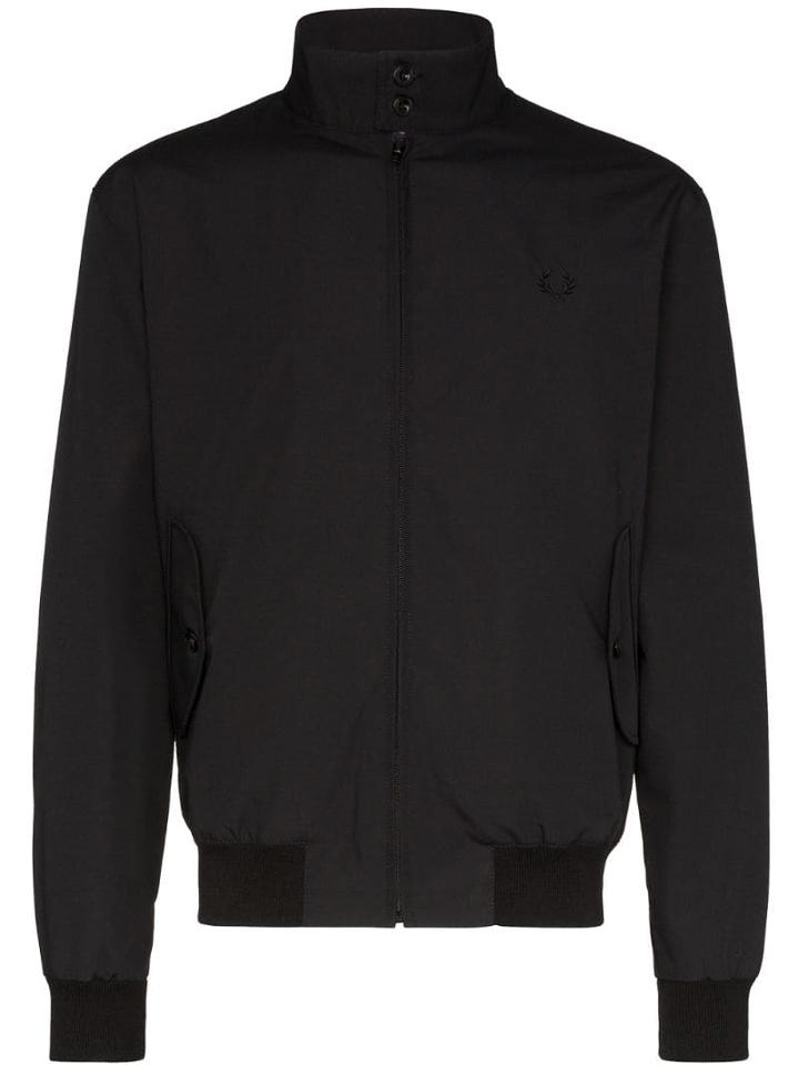Fred Perry Harrington Bomber Jacket - Black