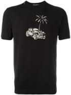 Dolce & Gabbana Car Patch T-shirt, Men's, Size: 54, Cotton/polyester/viscose