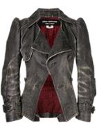 Junya Watanabe Comme Des Garçons Pre-owned Worn Out Fitted Jacket -