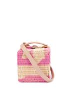 Natasha Zinko Woven Box Clutch Bag - Pink