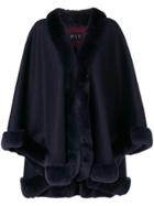 Cara Mila Anabelle Fur Cape - Blue