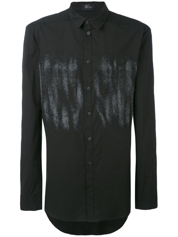 Lost & Found Ria Dunn Printed Shirt - Black