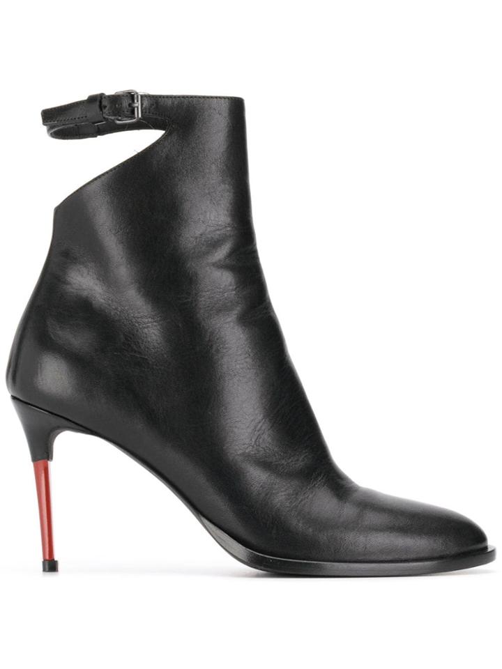 A.f.vandevorst Cut-out Ankle Booties - Black