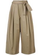 Circus Hotel Knitted Palazzo Pants - Green