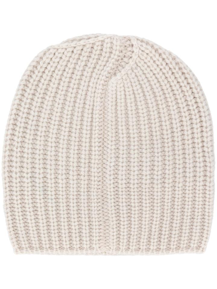 Iris Von Arnim Amelia Beanie - Nude & Neutrals