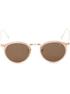 Eyevan7285 - Round Frame Sunglasses - Unisex - Acetate - One Size, Brown, Acetate