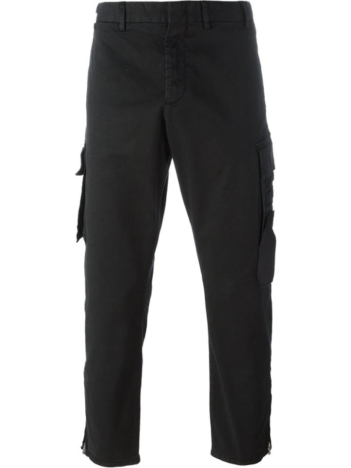 No21 Loose Fit Cargo Trousers - Black