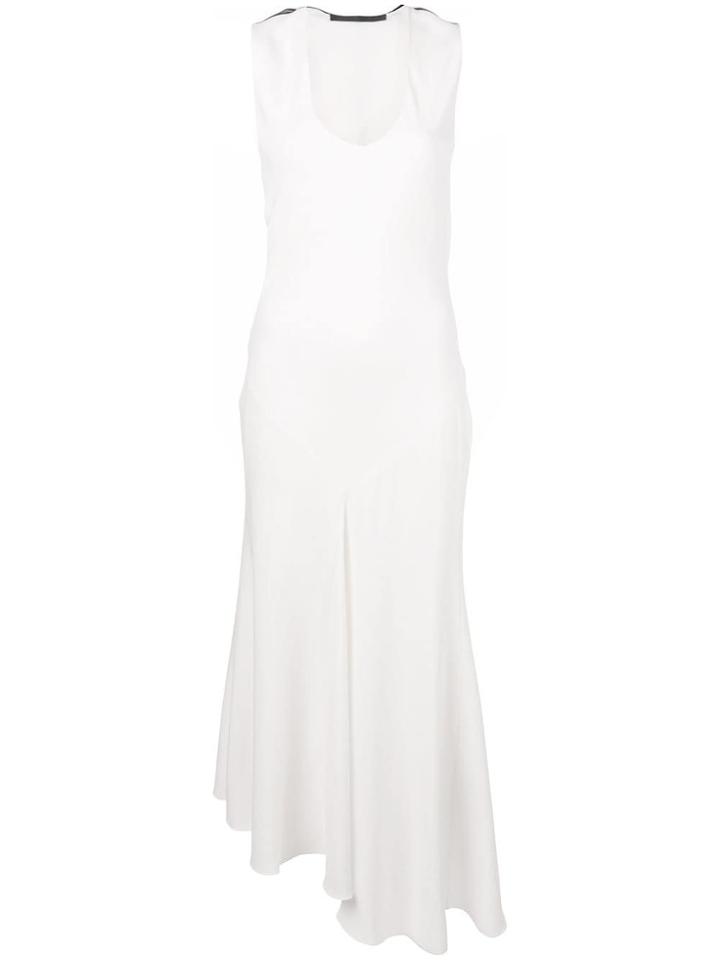 Haider Ackermann Sleeveless Flared Dress - White