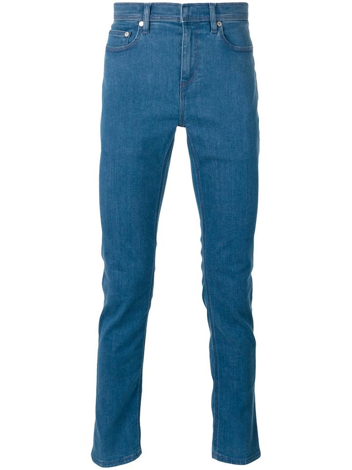 Neil Barrett - Straight Leg Jeans - Men - Cotton/polyester/spandex/elastane - 31, Blue, Cotton/polyester/spandex/elastane