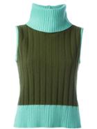 Versace Vintage Sleeveless Sweater - Green