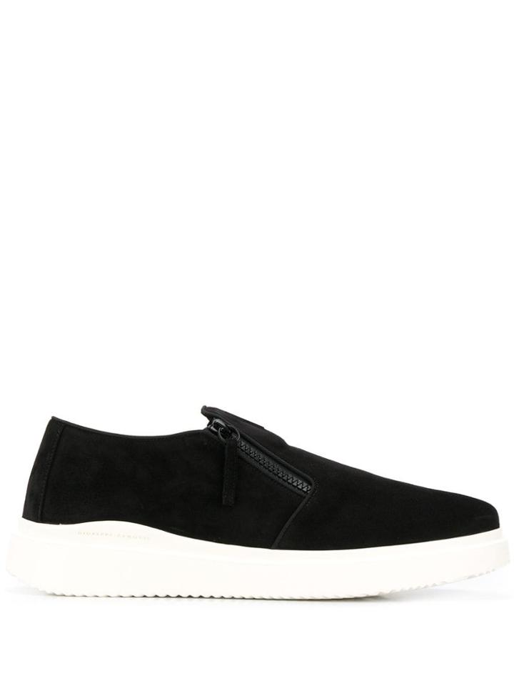 Giuseppe Zanotti Lightning Bolt Sneakers - Black