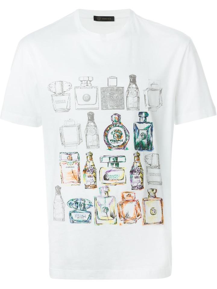 Versace Perfume Print T-shirt