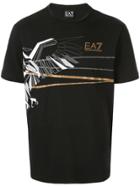 Ea7 Emporio Armani Tshirt Graphic Eagle - Black