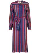 Figue Elena Striped Midi Dress - Multicolour
