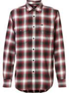 Obey Plaid Shirt, Men's, Size: Medium, Red, Cotton