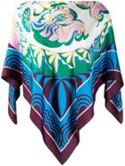 Emilio Pucci Asymmetric Draped Blouse - White