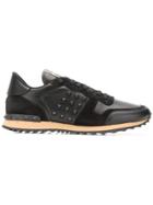 Valentino Studded Sneakers - Black