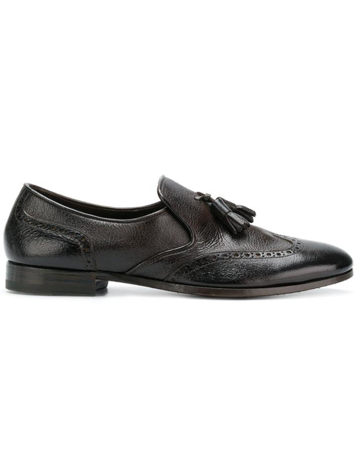 Henderson Baracco Slip-on Tassel Loafers - Brown