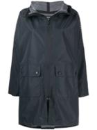 Ecoalf Zipped Hooded Coat - Grey