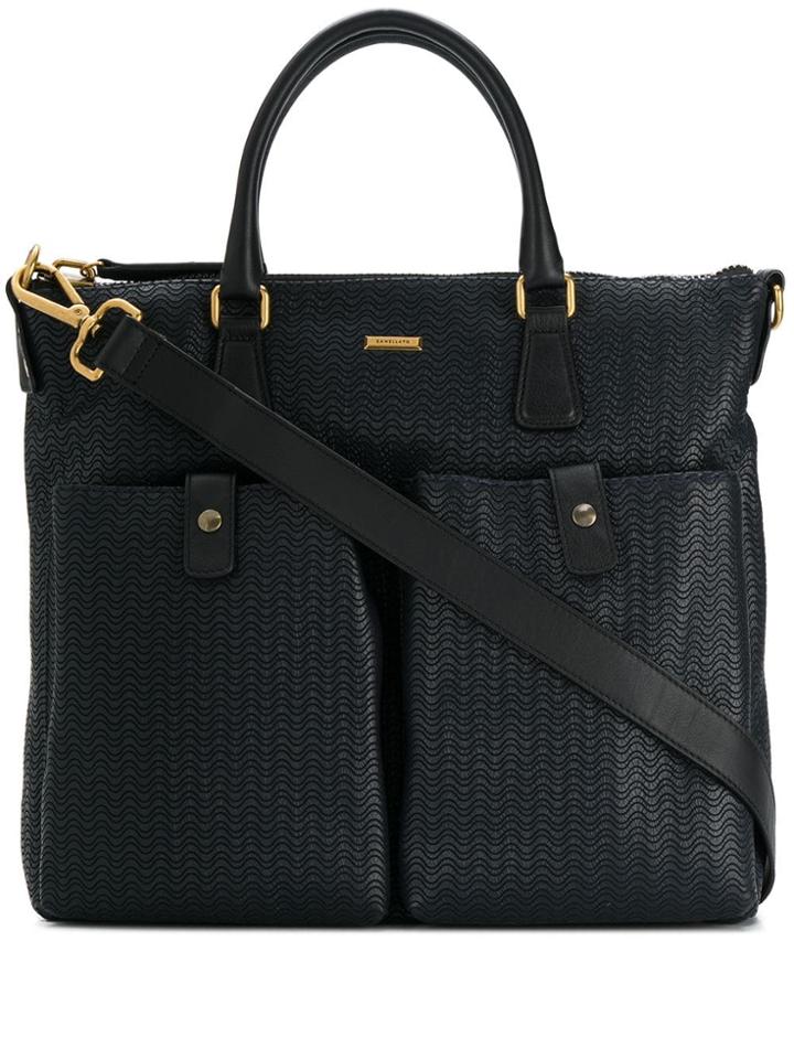 Zanellato Front Pocket Tote Bag - Blue