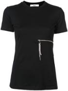 Area Eon Zip T-shirt - Black