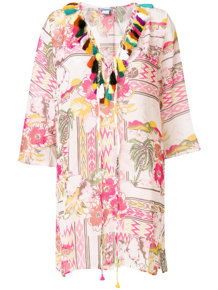 Blumarine Printed Tunic Dress - Multicolour