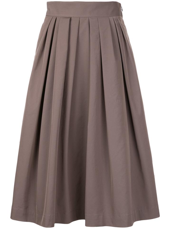 Ballsey Pleated Skirt - Grey