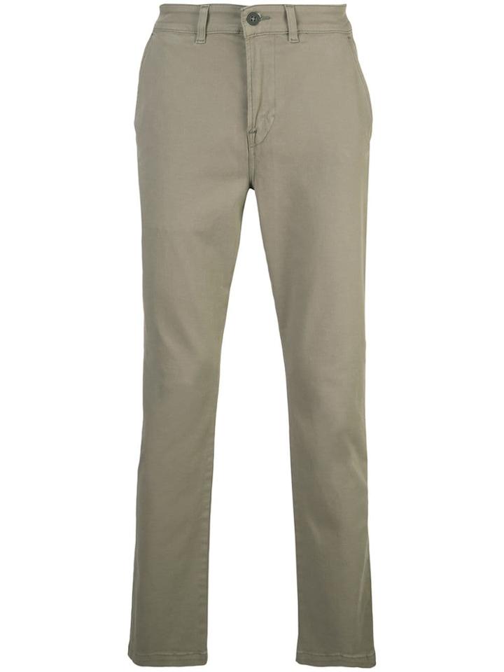 Hudson Straight-leg Chinos - Green