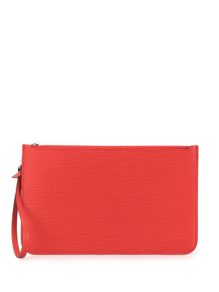 Louis Vuitton Vintage Epi Wristlet Clutch - Red