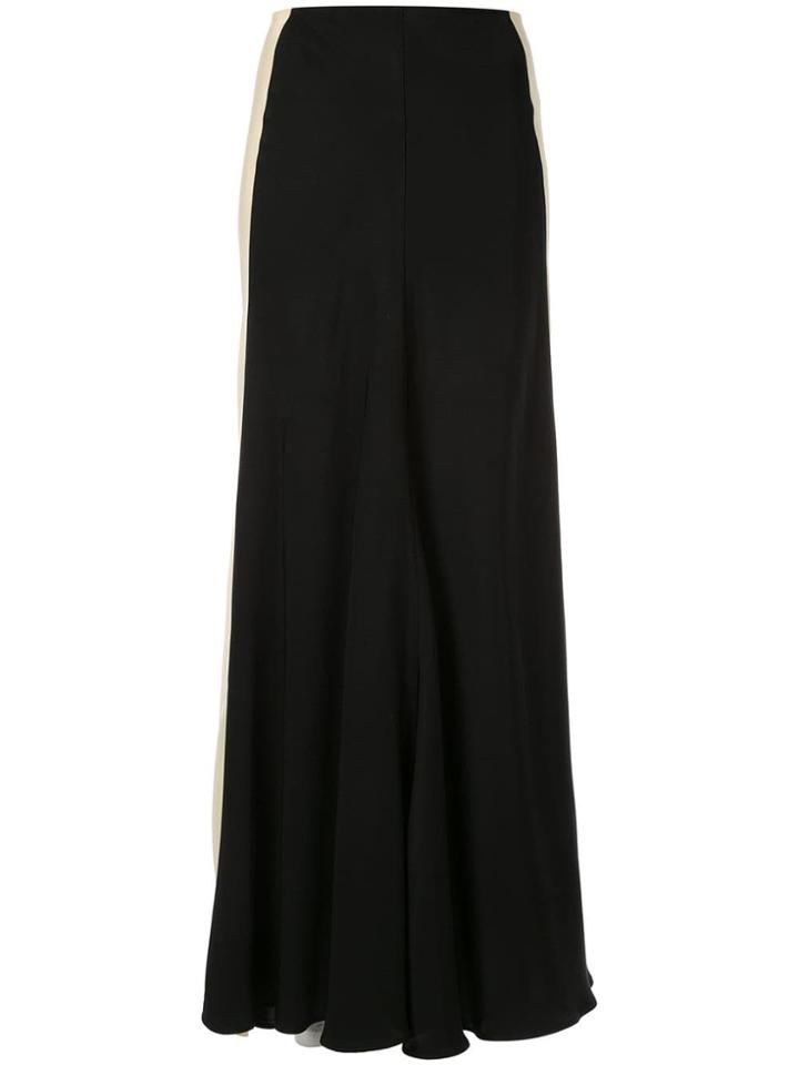 Lee Mathews High-waisted Long Skirt - Black