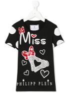Philipp Plein Kids - Miss Print T-shirt - Kids - Cotton - 12 Yrs, Black