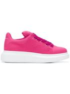 Alexander Mcqueen Oversized-sole Sneakers - Pink & Purple