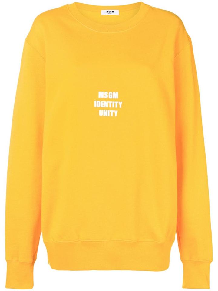 Msgm Msgm 2541mdm99184799 7 - Yellow & Orange