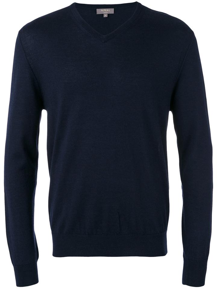 N.peal The Conduit Fine Gauge Jumper - Blue