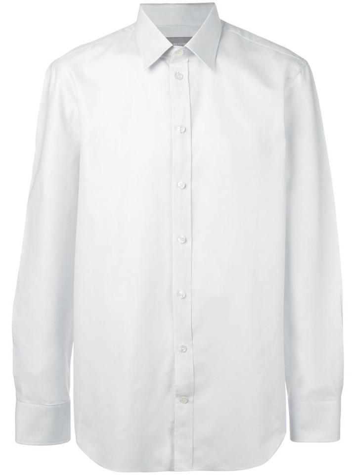 Emporio Armani Classic Shirt, Men's, Size: 41, White, Cotton