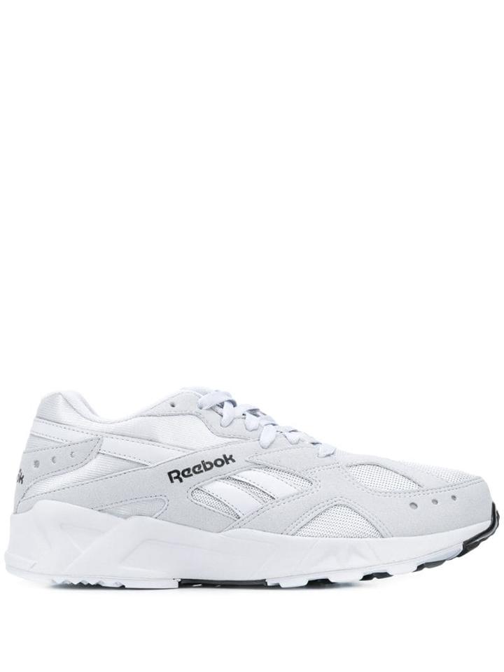 Reebok Logo Lace-up Sneakers - Grey