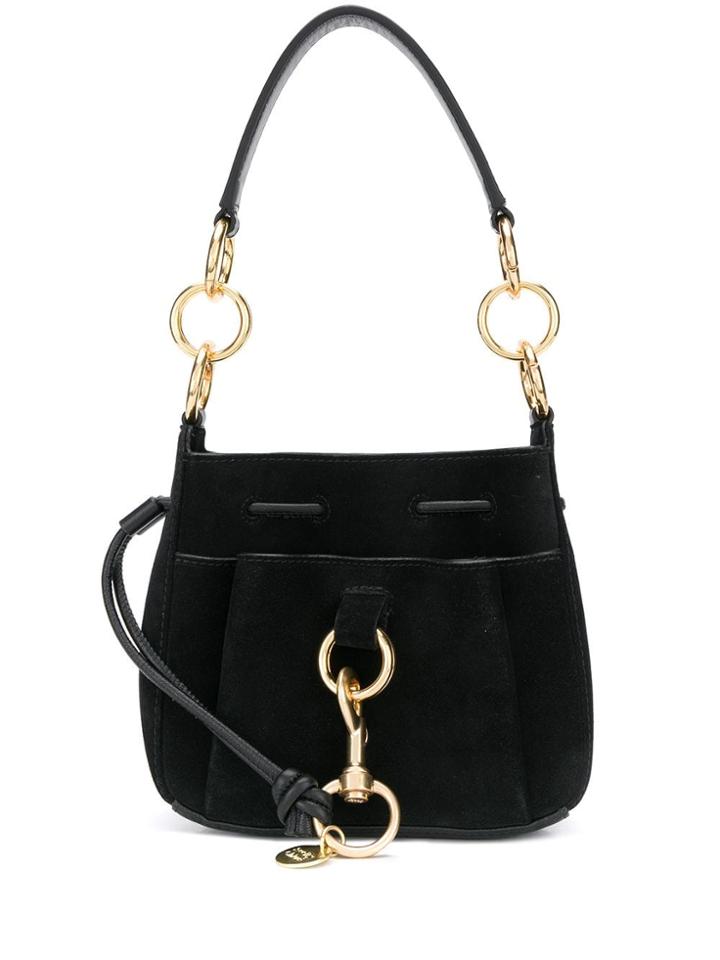 See By Chloé Hook And Loop Shoulder Bag - Black
