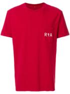 Rta Printed Patch Pocket T-shirt - Red