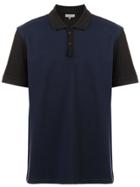 Lanvin Colour-block Polo Shirt - Blue