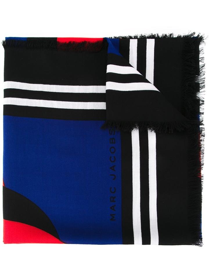 Marc Jacobs 'monogram Flower' Scarf, Women's, Viscose/wool