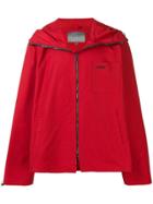 Lanvin Hooded Oversized Jacket - Red